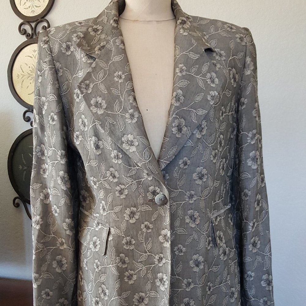 Floral Print Blazer